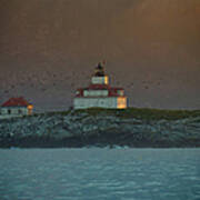 Egg Rock Island Lighthouse Poster