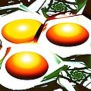 Eggs For Breakfast Poster