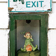 Elf Exit, Dubuque, Iowa Poster