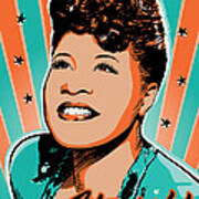 Ella Fitzgerald Pop Art Poster