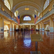 Ellis Island Registry Room Poster