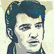 Elvis Presley - Modern Pop Art Poster Poster