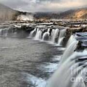 Endless Streams Over Sandstone Falls Poster