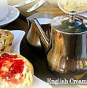English Cream Tea Poster