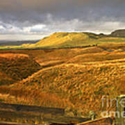 English Moorland Landscape Poster