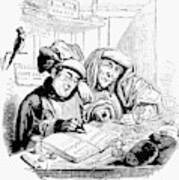 English Tax Cartoon, 1843 Poster