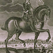 Equestrian Portrait Of Oliver Cromwell Poster
