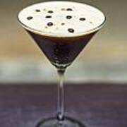 Espresso Martini Alcoholic Cocktail Drink Poster