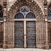European Church Doors Poster