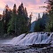 Evening At Osprey Falls Poster