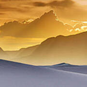 Evening Stillness - White Sands Sunset Poster
