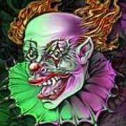 Evil Clown By Spano Poster