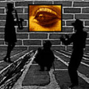 Eye On The Wall Poster