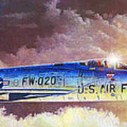 F-100d Super Sabre Poster