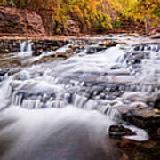 Fall On The River - Columbus Ohio Poster