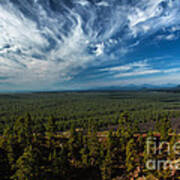 Feathery Clouds Poster