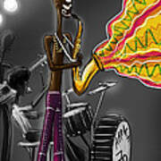 Fela Afrobeat Kuti Poster