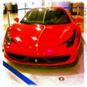 Ferrari 458 Italia @bluemallrd Engine: Poster