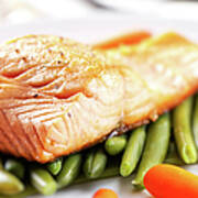 Fillet Of Salmon Poster