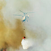 Fire Fighting Helicopter Ka-32t Poster