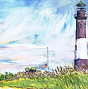 Fire Island Lighthouse Late Summer Poster