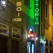 Firenze Neon Poster