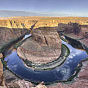 First Light At Horseshoe Bend Poster