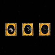First Solar Eclipse Daguerrotypes, 1854 Poster