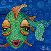 Fish Lips Poster