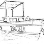 Fishing Boat Dachi Of The Caribbean Poster