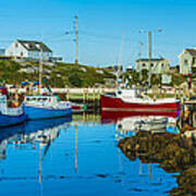 Fishing Village Poster