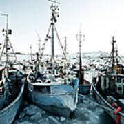 Fishingboats Poster