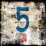 Five On The Flag Poster