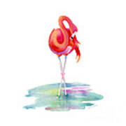 Flamingo Primp Poster