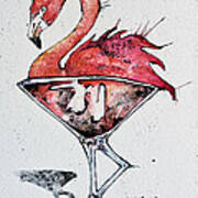 Flamingotini Poster