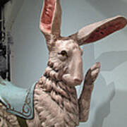 Flirting Rabbit At Heritage Museum Poster