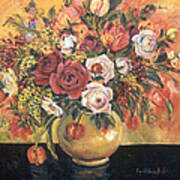 Floral Arrangement Poster