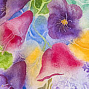 Floral Glory Dos Painting by Rhonda Leonard | Fine Art America