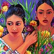 Flower Vendors - Day Of The Dead Poster
