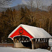 Flume Covered Bridge Poster