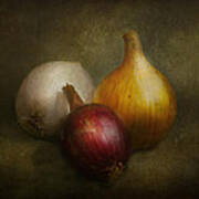 Food - Onions - Onions Poster