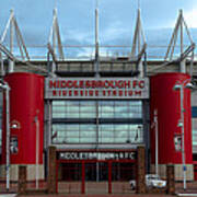 Football Stadium - Middlesbrough Poster