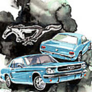 Ford Mustang Poster