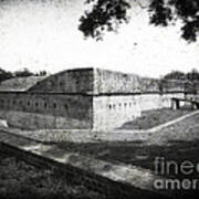 Fort Barrancas Faux Civil War Era Photograph Poster