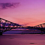Forth Rail Bridge From South Poster