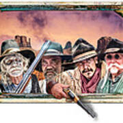Four Hombres Poster