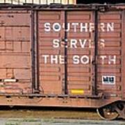 Freight Train-southern Serves The South Poster