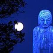 Full Moon Buddha Poster