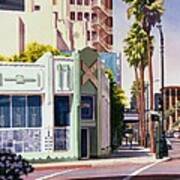 Gale Cafe On Wilshire Blvd Los Angeles Poster