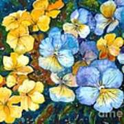 Garden Harmony Painting by Zaira Dzhaubaeva - Fine Art America